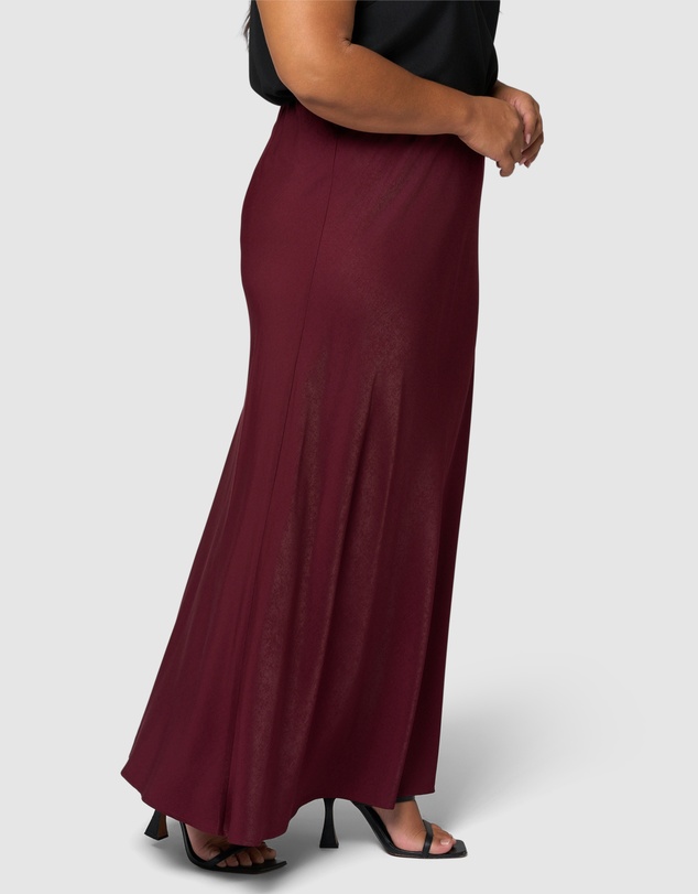 Something 4 Olivia - Luxe Satin Maxi Skirt