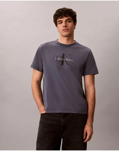 Calvin Klein Jeans - Acid Wash Monologo Graphic Relaxed T-Shirt