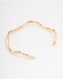 Lovisa - Gold Plated Wavy Wrist Cuff
