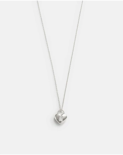Kirstin Ash - Vera Heart Lock Necklace