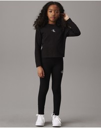 Calvin Klein Jeans - Girls Slim Logo Leggings