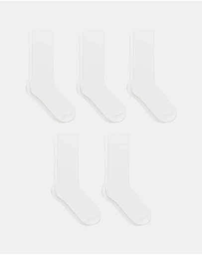 ARKET - 5 Pairs Supima Cotton Rib Socks