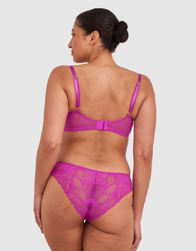 Bras N Things - Gia Brazilian Knicker - Purple
