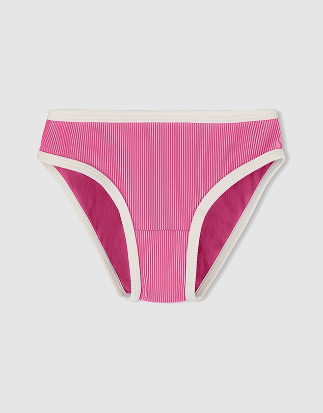Zulu & Zephyr Mini - Mini Stripe Rib Bikini Bottoms - Kids