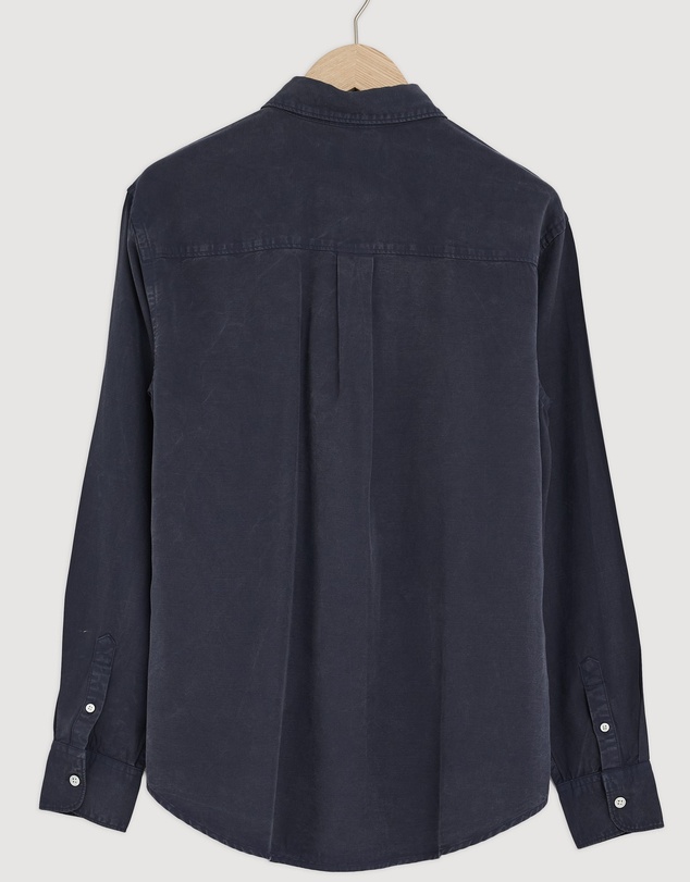 Revibe - Repaired Assembly Label Linen Mens Shirts L/S