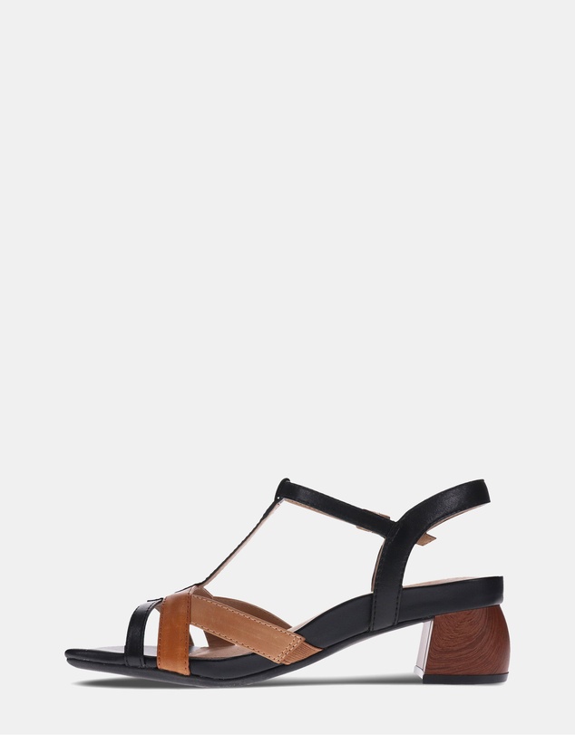 Mia Vita - Yass Heeled Sandal - Black Multi