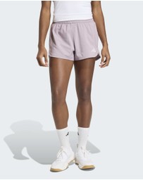 adidas Performance - Pacer Workout Woven High Rise Shorts Womens
