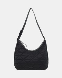 Pierre Cardin - Pierre Cardin Ladies Nylon Geometric Hobo Bag