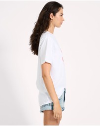 ONE TEASPOON - Good Times Boyfriend Tee - White