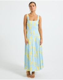 Pasduchas - Soleil Panelled Midi Dress