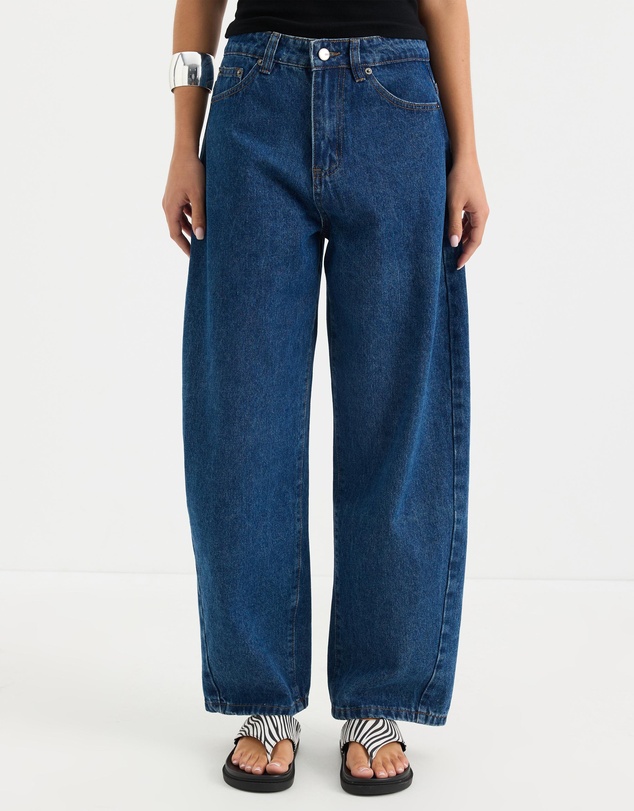 Calli - Cassidy High Rise Barrel Leg Jeans