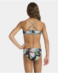 Roxy - Girls 4 to 16 Roxy Active Athletic Tri Set Two Piece