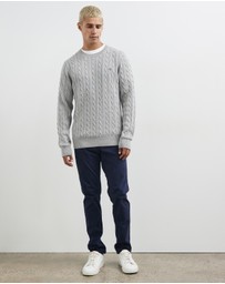 Gant - Cotton Cable Crew Neck Knit