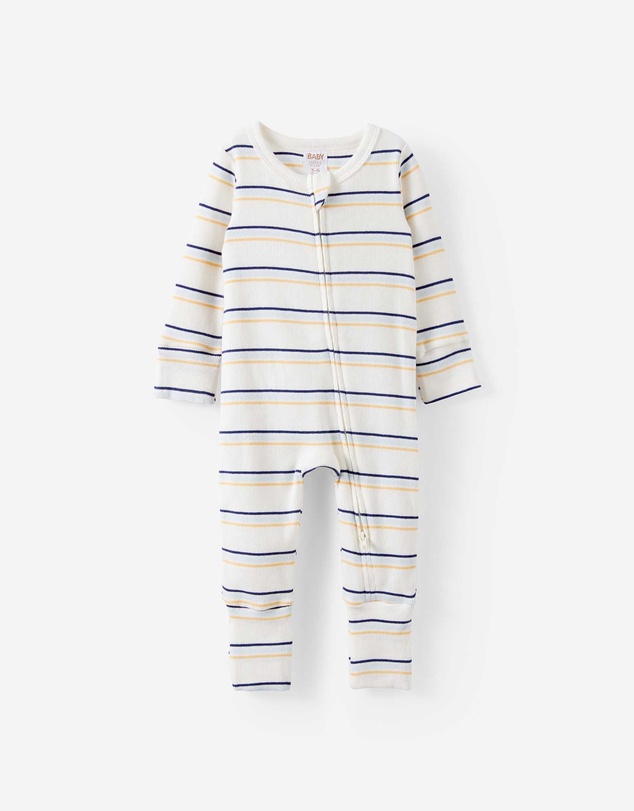 Cotton On Kids - Growie Long Sleeve Zip Romper