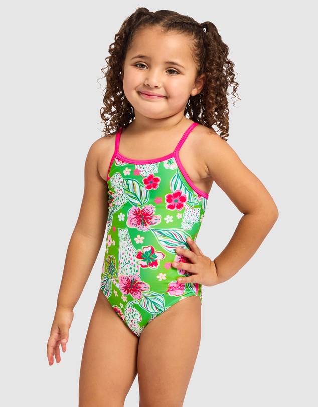 Zoggs - Yaroomba Floral Swimsuit - Kids
