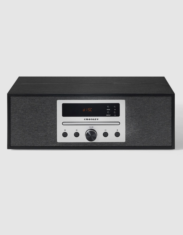 Crosley - Crosley Finn Radio CD Player - Black