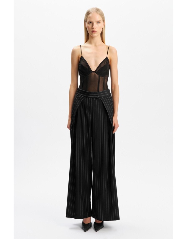 Bardot - Laurie Pleat Front Stripe Pant