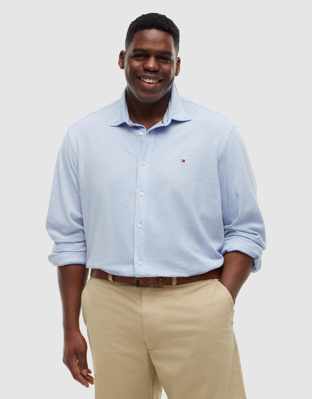 Tommy Hilfiger - Big & Tall Featherweight Pique Knit Shirt