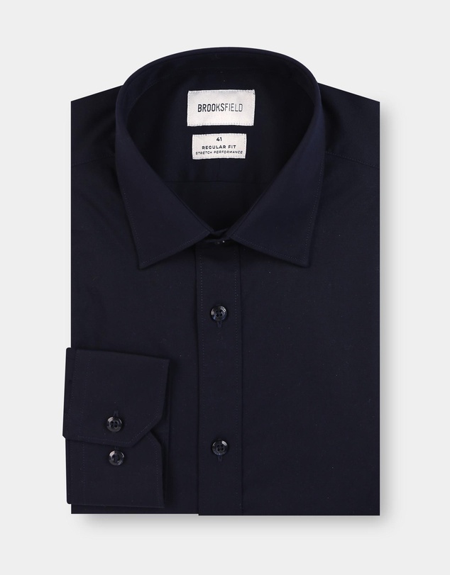 Brooksfield - Performance Reg Fit Business Shirt