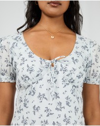 All About Eve - Sylvie V-neck Mini Dress