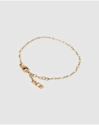 Arms Of Eve - Peggy Gold and Enamel Bracelet - Vanilla