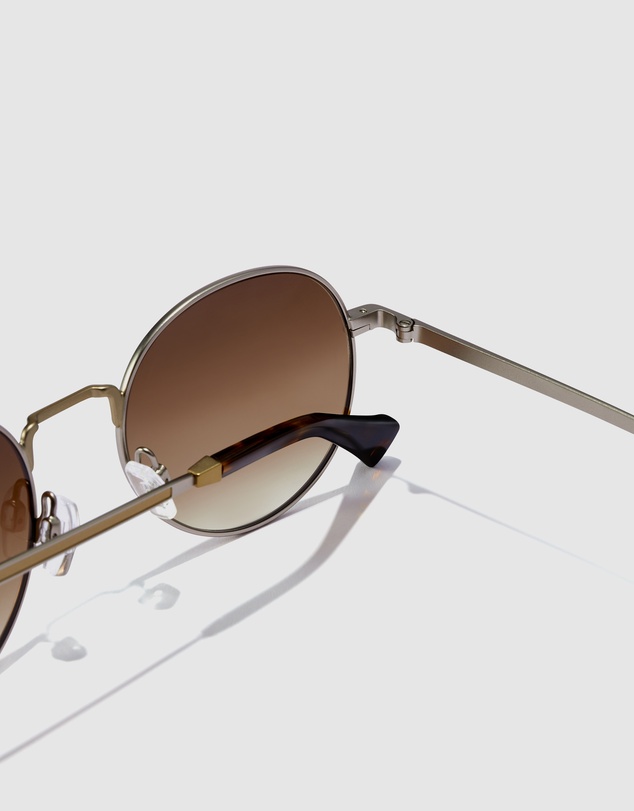 Hawkers Co - HAWKERS - Gold Havana MOMA Sunglasses for Men and Women UV400