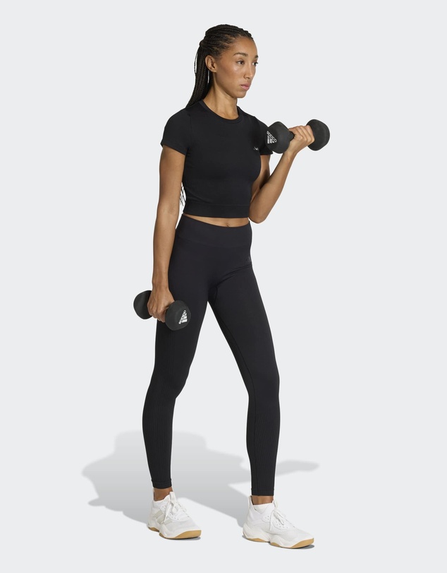 adidas Performance - Workout Essentials Knit Baby Tee Womens