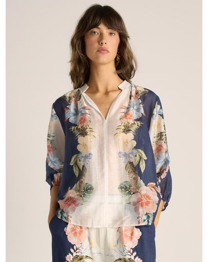 Navy Print
