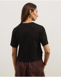 Atmos&Here - Lorrie Twist Waist T-Shirt