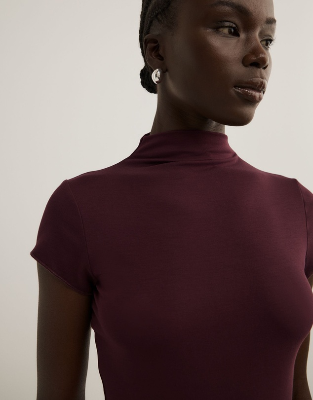 Witchery - High Neck Cap Sleeve T-shirt