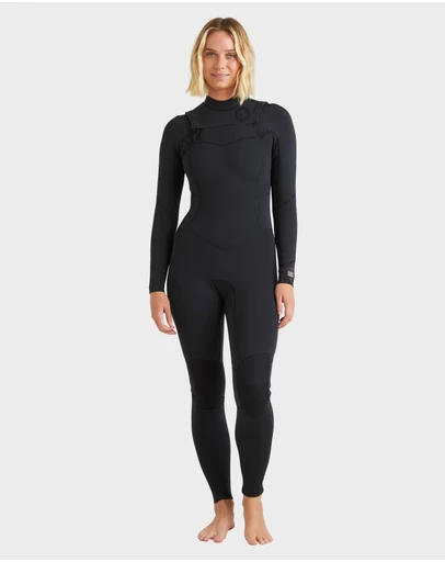 Billabong - Womens 4/3mm Salty Dayz Natural Chest Zip Wetsuit