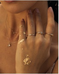 Luna Rae - Solid Gold - Stellar Ring