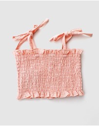 WITH LOVE FOR KIDS - COTTON MUSLIN Scrunch Top  - Babies - Kids