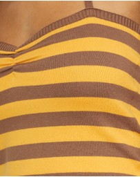Dazie - Calor Stripe Knit Tank