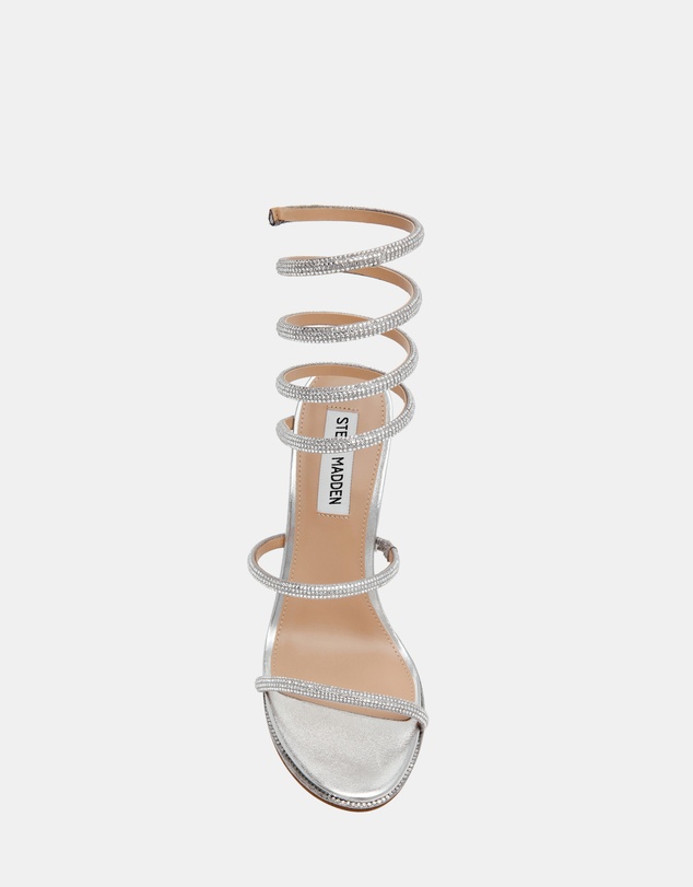 Steve Madden - Exotica-Rhs Silver Heels