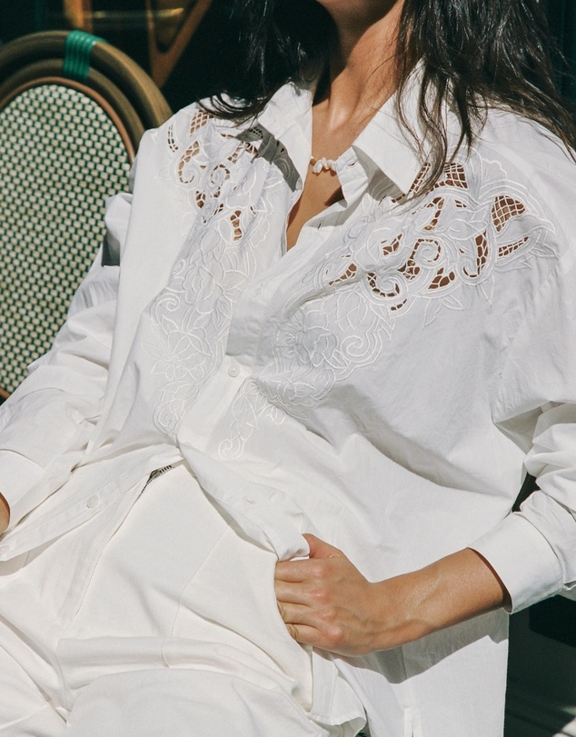 Auguste The Label - Holden Embroidered Shirt