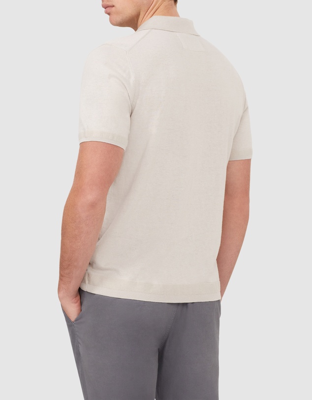 Van Heusen - Cotton Silk Knitted Polo
