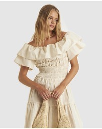 Zerafima - Helena Shoulder Frill Dress