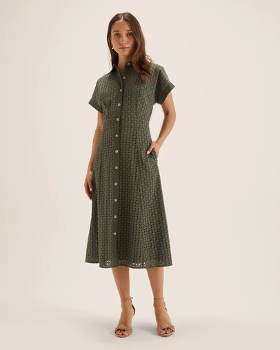 Review - Mabel Broderie Shirtdress