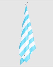 Dock & Bay - Beach Towel Cabana Light Collection L Tulum Blue