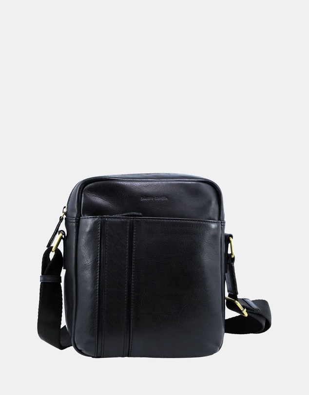 Pierre Cardin - Pierre Cardin Men's Leather Versatile Crossbody Bag