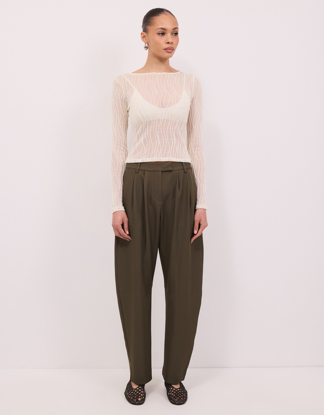 Calli - Remi Tailored Barrel Leg Pants