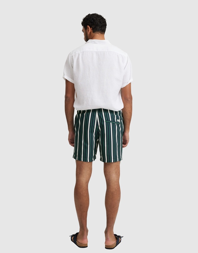 Country Road - Multi Stripe Recycled Polyester Swim Short