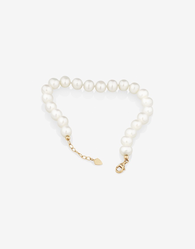 Michael Hill - Cultured Freshwater Pearl Bracelet in 10kt Yellow Gold