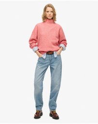 Superdry - Slouchy Mock Neck Jumper