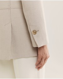 SABA - Prudence Wool Check Coat