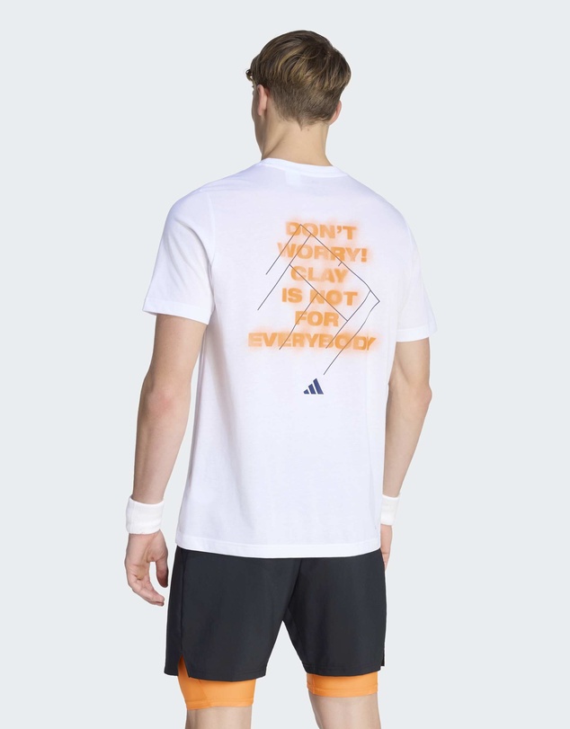 adidas Performance - TENNIS CLAY IS NOT GRAPHIC T-SHIRT Mens