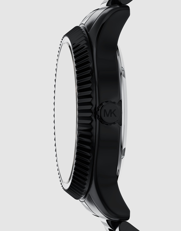 Michael Kors - Lexington Black Analogue Watch