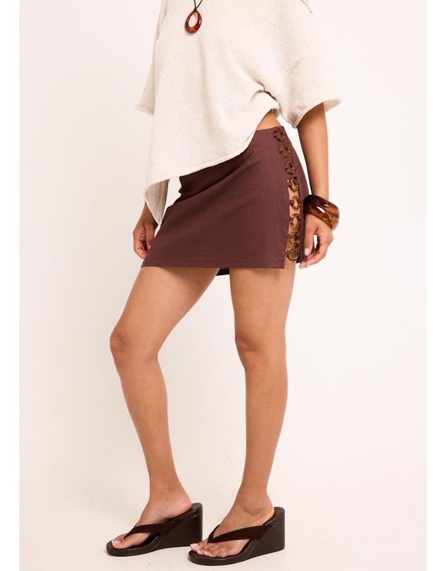 Subtitled - Luca Ring Mini Skirt