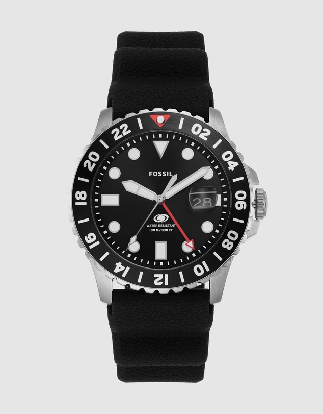 Fossil - Fossil Blue Black Analogue Watch